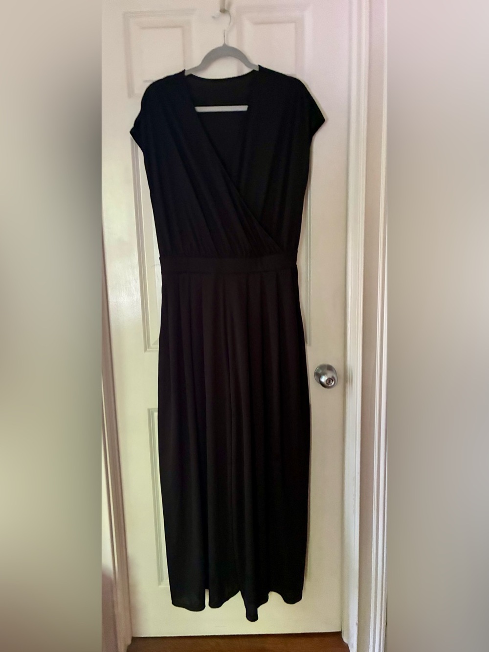 Halara Black Wrap-Style Women's Jumpsuit